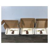 Lot of 3 Vintage Fred Arbogast Joe Messinger Bucktail Frog Fishing Lure