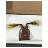Lot of 3 Vintage Fred Arbogast Joe Messinger Bucktail Frog Fishing Lure