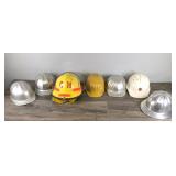Lot of 7 Hard Hats - Fire Fighter - RCA - 4 Aluminum and More