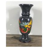 Marble Vase with a Dragon Pictured on It
