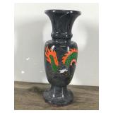 Marble Vase with a Dragon Pictured on It