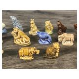 Lot of 23 Wade of England Miniature Animal Porcelain Figurines