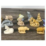 Lot of 23 Wade of England Miniature Animal Porcelain Figurines