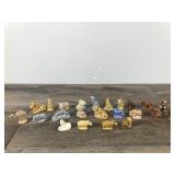 Lot of 23 Wade of England Miniature Animal Porcelain Figurines
