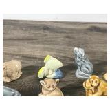 Lot of 23 Wade of England Miniature Animal Porcelain Figurines