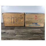 Vintage Schmidt Beer & Hamm’s Beer Card Board  24-12 oz Cases for Bottles