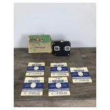 Vintage Sawyers ViewMaster 3D Viewer Bakelite 1950s Stereoscope 6 Reels