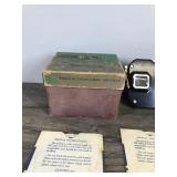Vintage Sawyers ViewMaster 3D Viewer Bakelite 1950s Stereoscope 6 Reels
