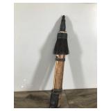 Vintage Balinese Dragon Blowgun Hand Carved Bovine Bone Chinese Blow Gun & Possibly Tribal Quiver and Blowgun made out of Bamboo