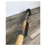 Vintage Balinese Dragon Blowgun Hand Carved Bovine Bone Chinese Blow Gun & Possibly Tribal Quiver and Blowgun made out of Bamboo