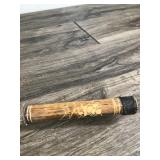 Vintage Balinese Dragon Blowgun Hand Carved Bovine Bone Chinese Blow Gun & Possibly Tribal Quiver and Blowgun made out of Bamboo