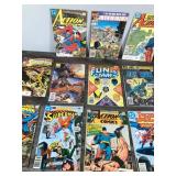 Lot of 17 Comic Books - The Phantom Stranger - The Super Friends - Bat Man - Fun and Games Magazine - Magic the Gathering - Sheena - Action Comics - Superman - Legion of Super Heroes - Captain Atom