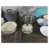 Lot of Pots and Pans - Coffee Cups - Bowls and More - see description for info