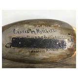 Collectible Canadian Goose Decoy Hand Carved by Madison Mitchell