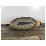 Collectible Canadian Goose Decoy Hand Carved by Madison Mitchell