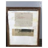 2 - Framed Pictures of Fisherman (Names of fisherman George Sarno - Rocky Panzo - Wally Schramm - John Louzon)  - One is Perch and the Other is Netting Smelt - see description for more info