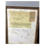 2 - Framed Pictures of Fisherman (Names of fisherman George Sarno - Rocky Panzo - Wally Schramm - John Louzon)  - One is Perch and the Other is Netting Smelt - see description for more info