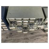 3 - 25 Drawer Hardware Organizers Full of Hardware - Cotter Pins - Nuts - Rivets - Bolts and More
