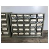 3 - 25 Drawer Hardware Organizers Full of Hardware - Cotter Pins - Nuts - Rivets - Bolts and More