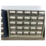 3 - 25 Drawer Hardware Organizers Full of Hardware - Cotter Pins - Nuts - Rivets - Bolts and More