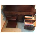 Aspen Solid Wood 2 Piece Desk / Hutch  - smoke free