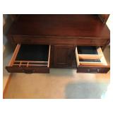 Aspen Solid Wood 2 Piece Desk / Hutch  - smoke free