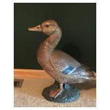 2 - Solid Concrete Mallard Duck Statues