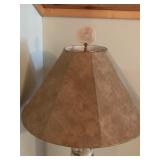 Lamp with Glass Tube Filled with Sea Shells