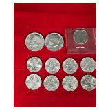 56 Washington Quarters and 2 Kennedy Half Dollars - see description for more info