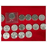 56 Washington Quarters and 2 Kennedy Half Dollars - see description for more info