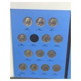 Lot of 42 Washington Quarters in Book with Dates Ranging from 1965 to 1988