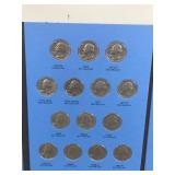 Lot of 42 Washington Quarters in Book with Dates Ranging from 1965 to 1988