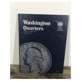 Lot of 42 Washington Quarters in Book with Dates Ranging from 1965 to 1988