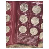 Book of United States National Site Commemorative Quarters Set of 56  - Deerwood Bank - 2010-2021