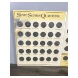 Book of 1999-2009 State Series Quarters with District of Columbia & US Territorial Quarters - 56 Total