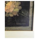 Framed Hydrangea Mauve Detail print on canvas by Kathryn White from "Art in Motion"