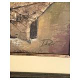 Patricia Pinta “Golden Leaves” Framed Wall Hanging Art PPrint