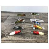 Lot of 8 Collectible Garcia ABU HI-LO Fishing Lures