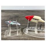 2 - Collectible Fishing Lures with the Windsor Canadian Whiskey Label on Them
