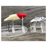 2 - Collectible Fishing Lures with the Windsor Canadian Whiskey Label on Them