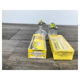 2 - Collectible Fred Arbogast Jitterbug Fishing Lures in Boxes with Paperwork