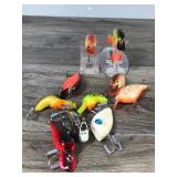 Lot of 10 Collectible Aqua Sonic Fishing Lures