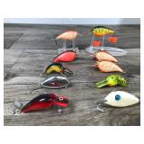 Lot of 10 Collectible Aqua Sonic Fishing Lures
