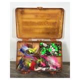 3214 Micro-Magnum Double Sided Plano Tackle Box Full of Fishing Lure Jigs on Both Sides