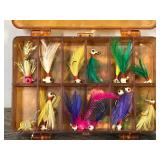 3214 Micro-Magnum Double Sided Plano Tackle Box Full of Fishing Lure Jigs on Both Sides
