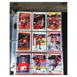 Large Binder of Hockey Trading Cards