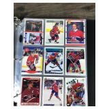 Large Binder of Hockey Trading Cards