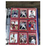 Large Binder Full of Baseball Trading Cards