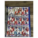 Large Binder Full of Baseball Trading Cards