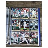 Large Binder Full of Baseball Trading Cards